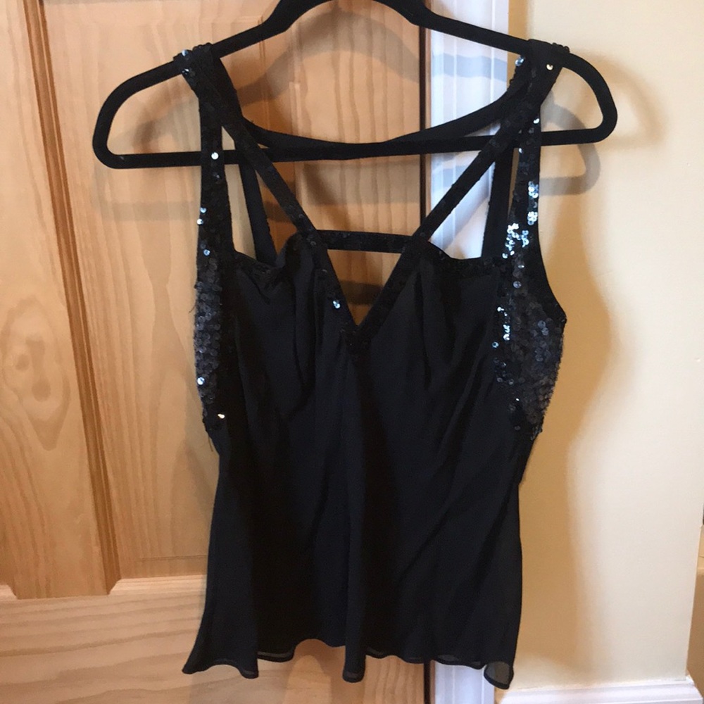 BCBG chiffon top